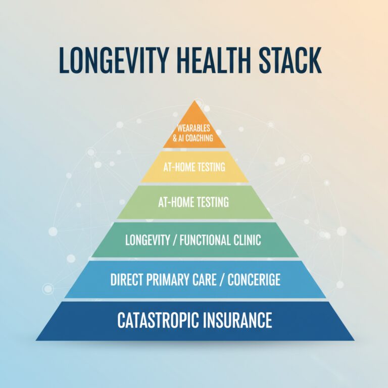 Stop Leaving Healthy Years on the Table: How to Build Your Own ‘Longevity Health Stack’ Without Ditching Insurance