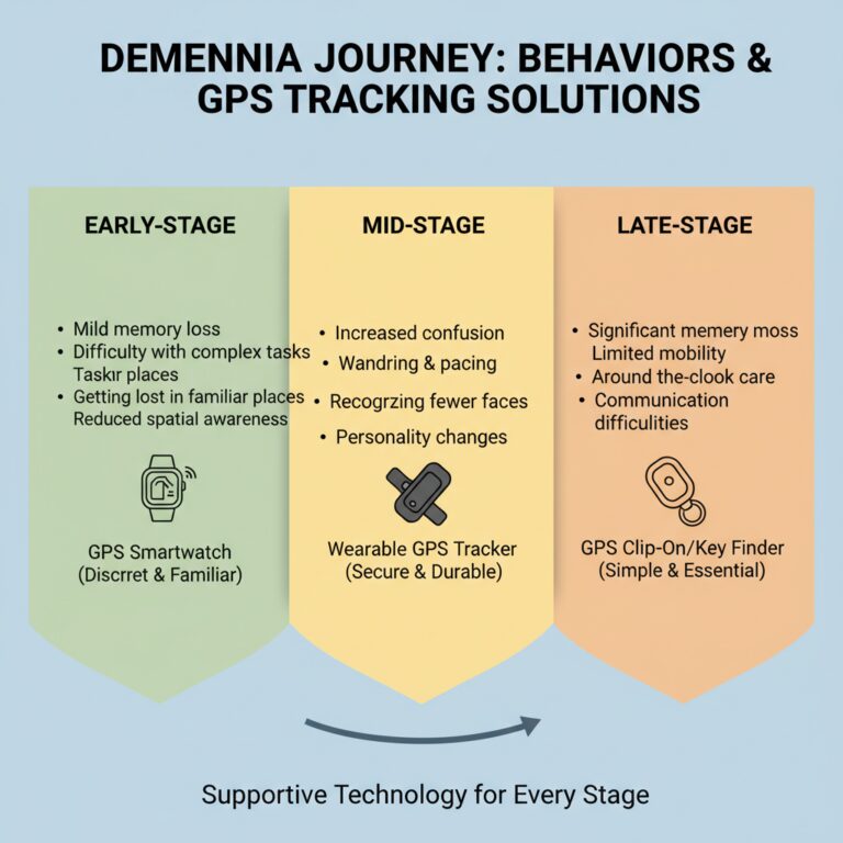 Dementia Stages Decoded: Pick the GPS Tracker That Actually Sticks (and Saves Lives) as Symptoms Evolve