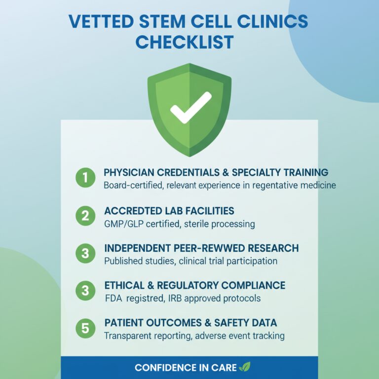 Longevity Clinic Playbook: How to Vet Stem Cell and Regenerative Therapies Before You Drop $20,000 on a Fountain of Youth Promise